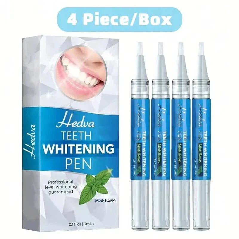 4er-Pack: Aufhellender Zahnaufhellungs-Gelstift mit Minzgeschmack, 3 ml/0,1 fl oz