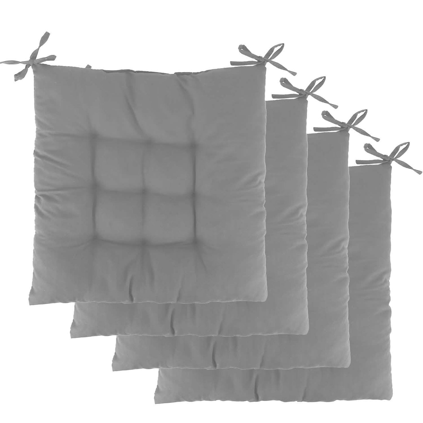4er-Pack: Stuhlkissenauflagen