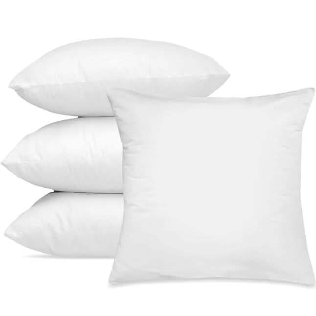 4er-Set: Dekokissen Sofakissen Couchkissen-Set, formstabile Kissen
