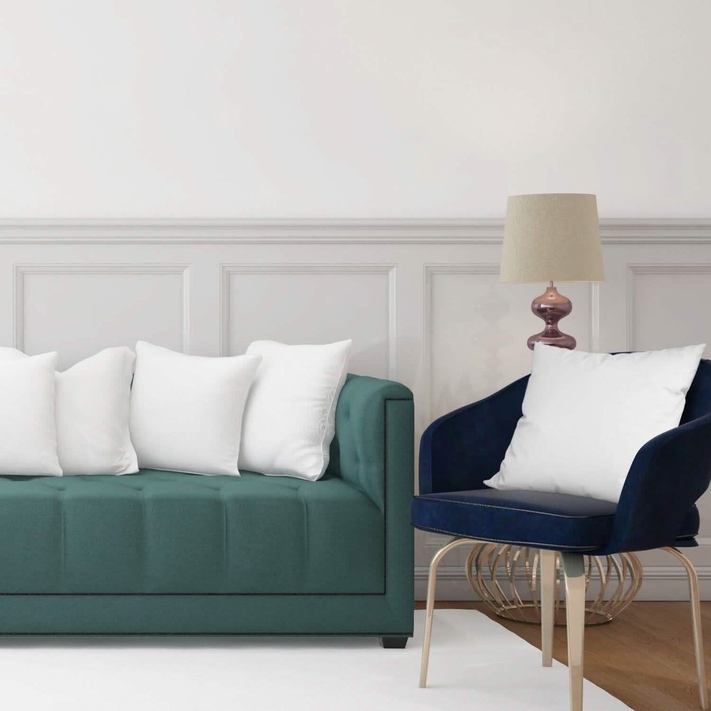 4er-Set: Dekokissen Sofakissen Couchkissen-Set, formstabile Kissen