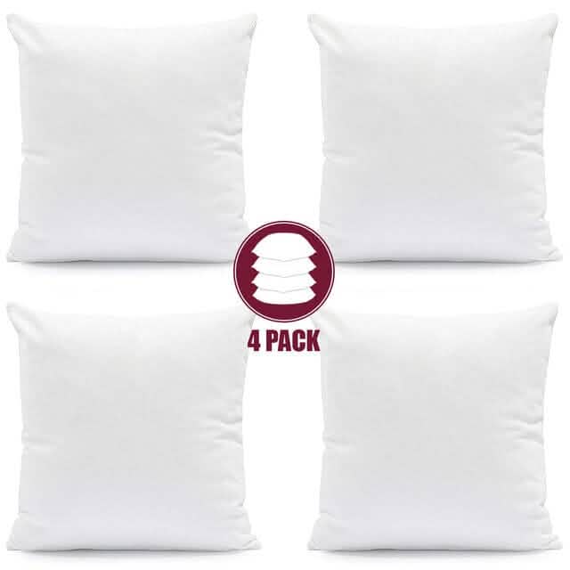 4er-Set: Dekokissen Sofakissen Couchkissen-Set, formstabile Kissen