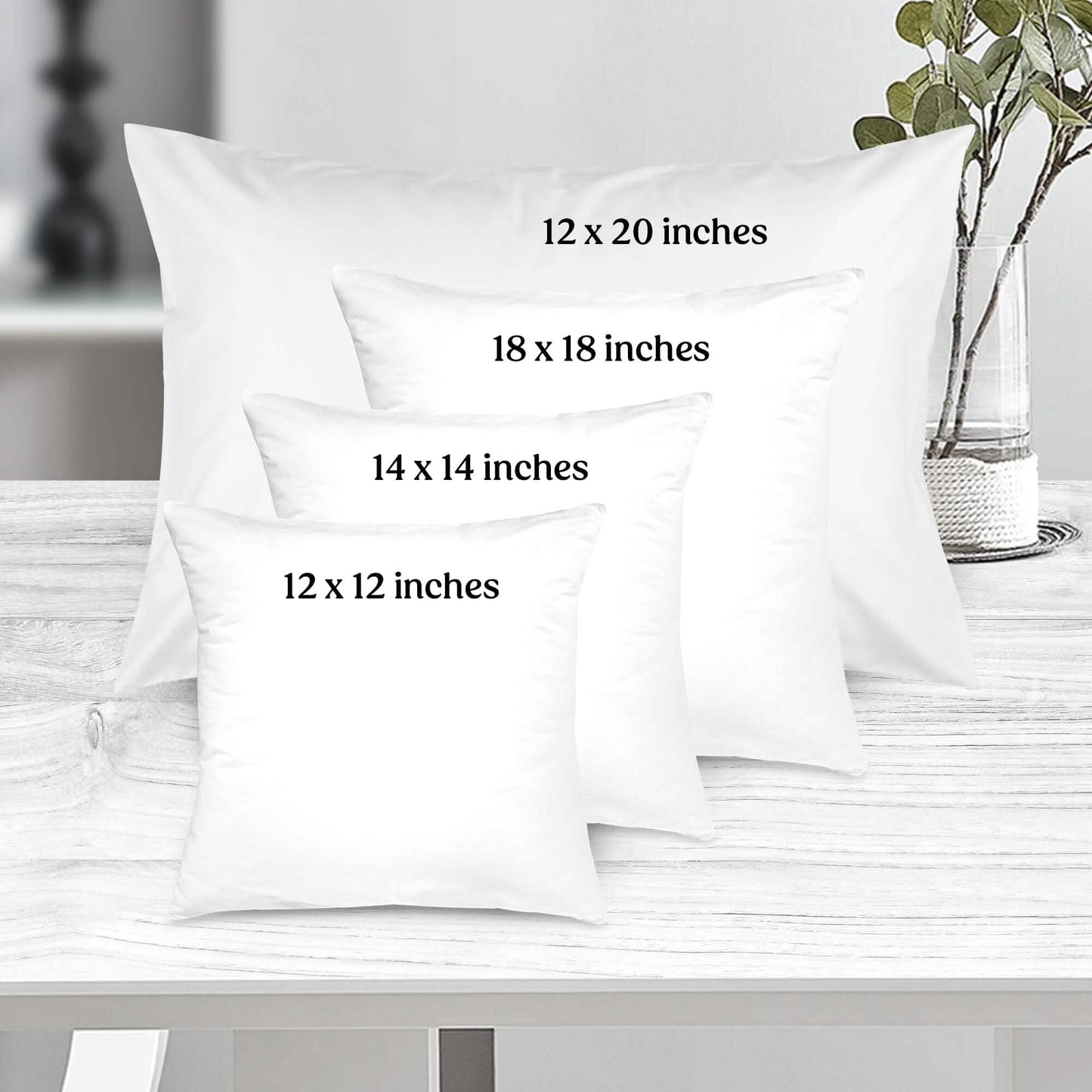 4er-Set: Dekokissen Sofakissen Couchkissen-Set, formstabile Kissen