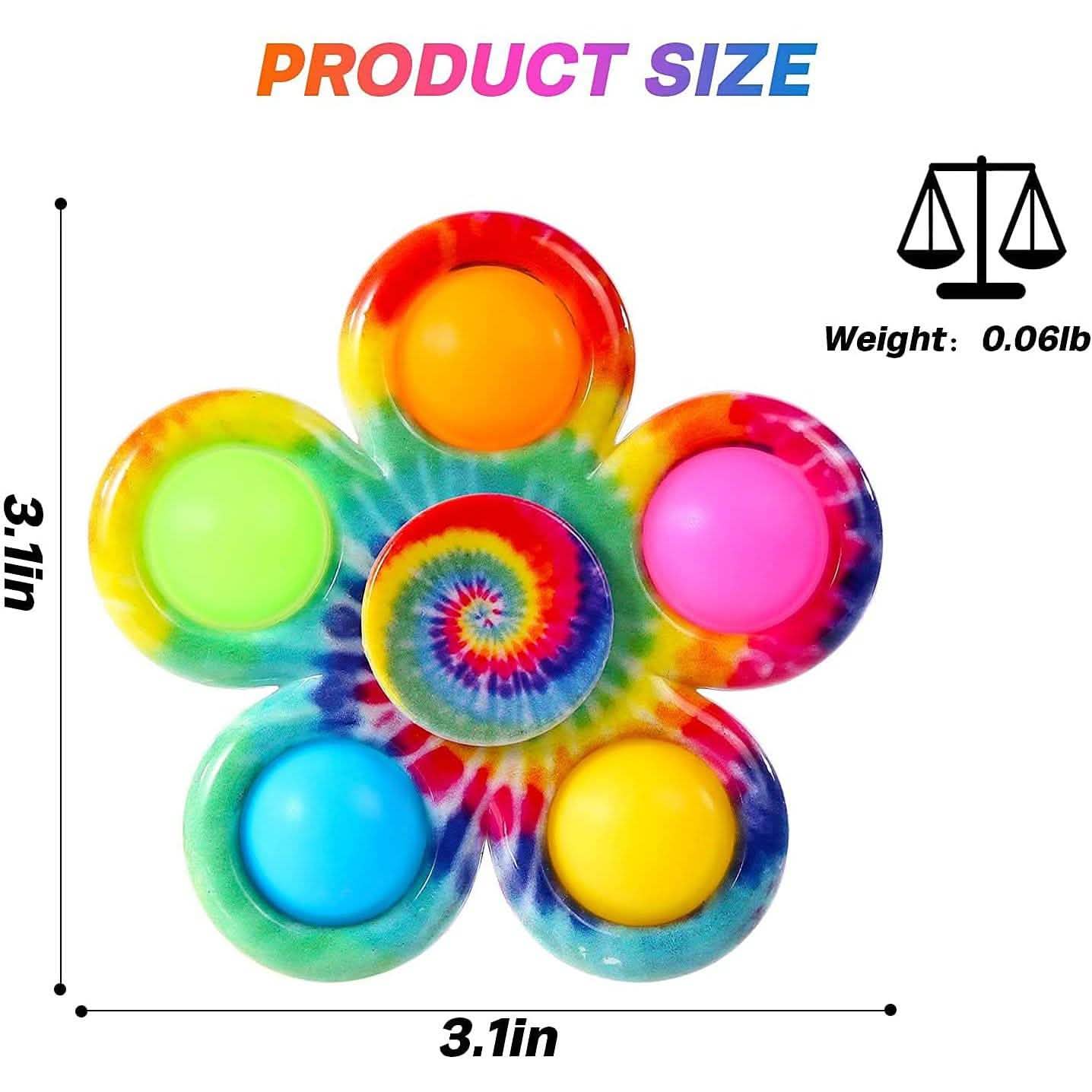 4er-Pack: Effacera Pop Fidget Spinner Spielzeug