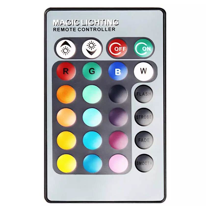 4er-Pack: Magic Light LED-Glühbirne (E27 3W) mit Fernbedienung – 16 Farben
