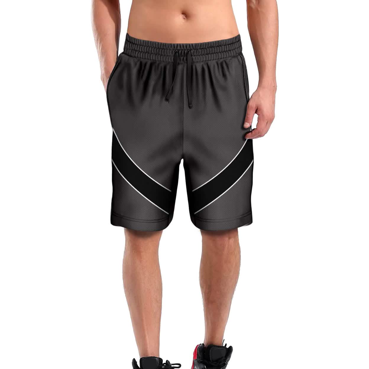 4er-Pack: Performance-Shorts für Herren aus feuchtigkeitsableitendem Mesh