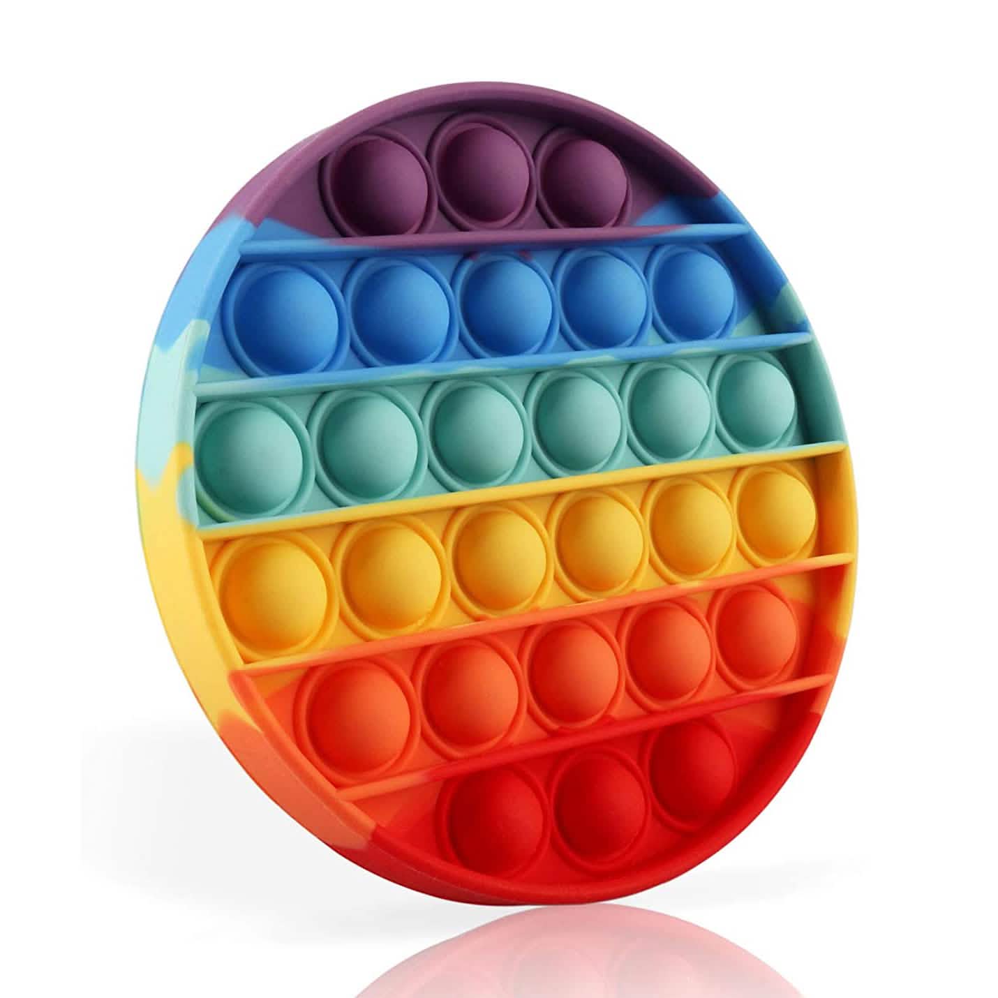 4er-Pack: Regenbogen Pop-It Bubble Popper