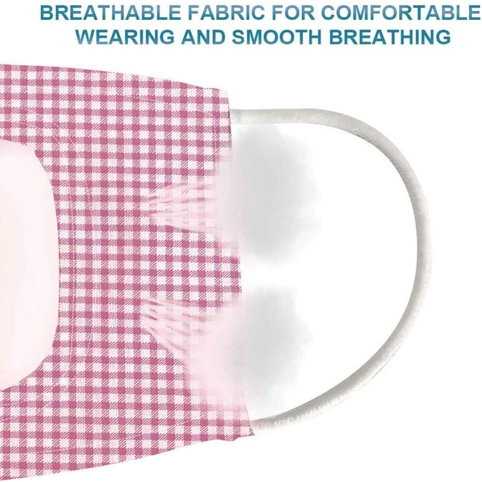 4er-Pack: Wiederverwendbare Anti-Staub Unisex Smile Mund Gesichtsmaske