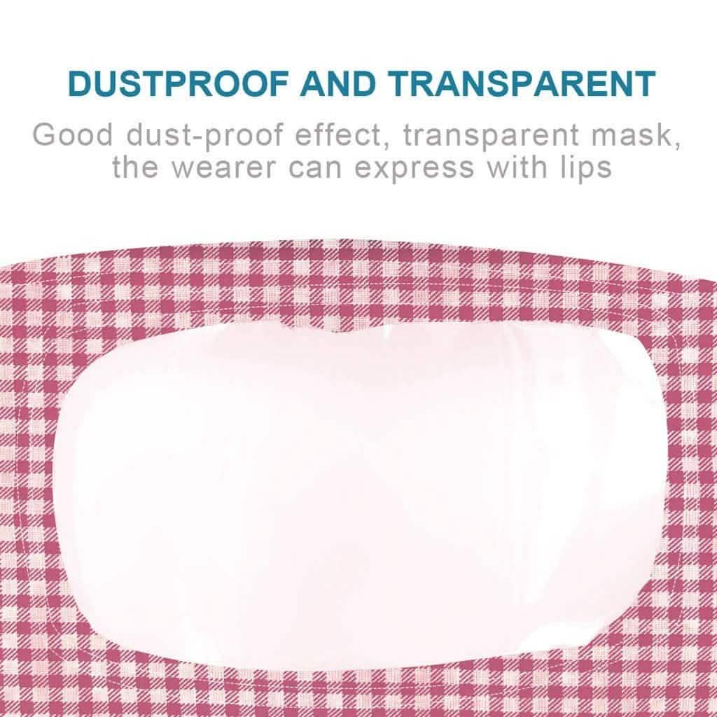 4er-Pack: Wiederverwendbare Anti-Staub Unisex Smile Mund Gesichtsmaske