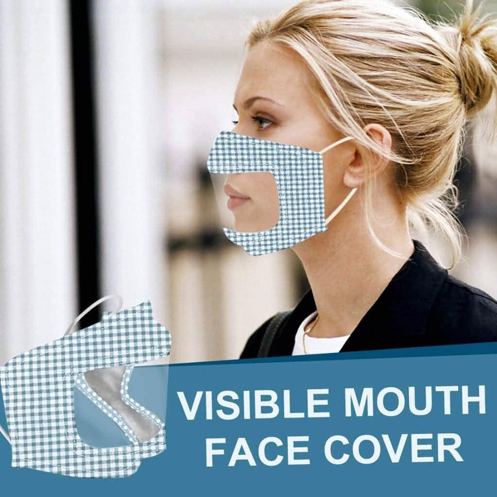4er-Pack: Wiederverwendbare Anti-Staub Unisex Smile Mund Gesichtsmaske