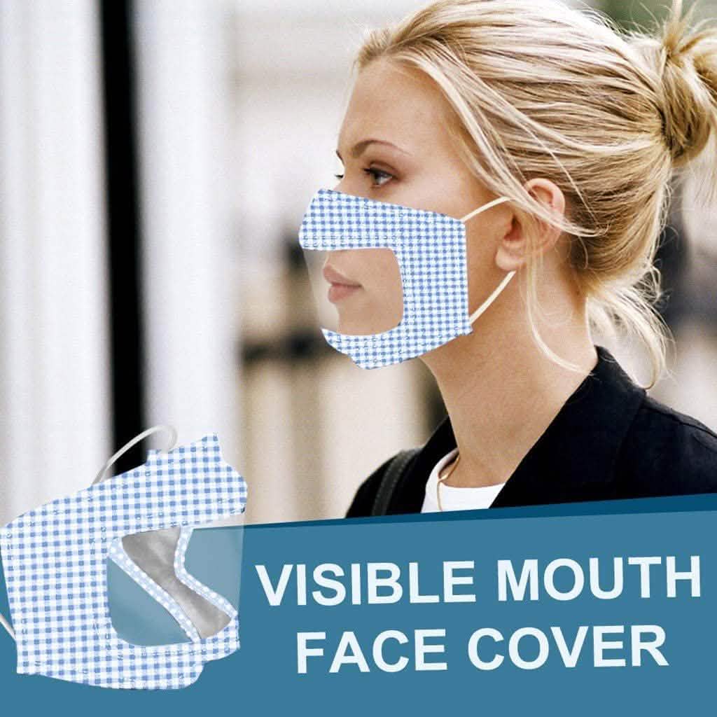 4er-Pack: Wiederverwendbare Anti-Staub Unisex Smile Mund Gesichtsmaske