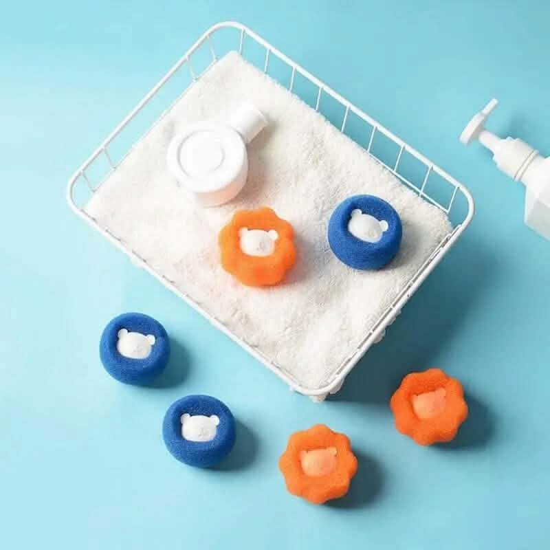 4er-Pack: Wiederverwendbare Fusselbälle für die Wäsche