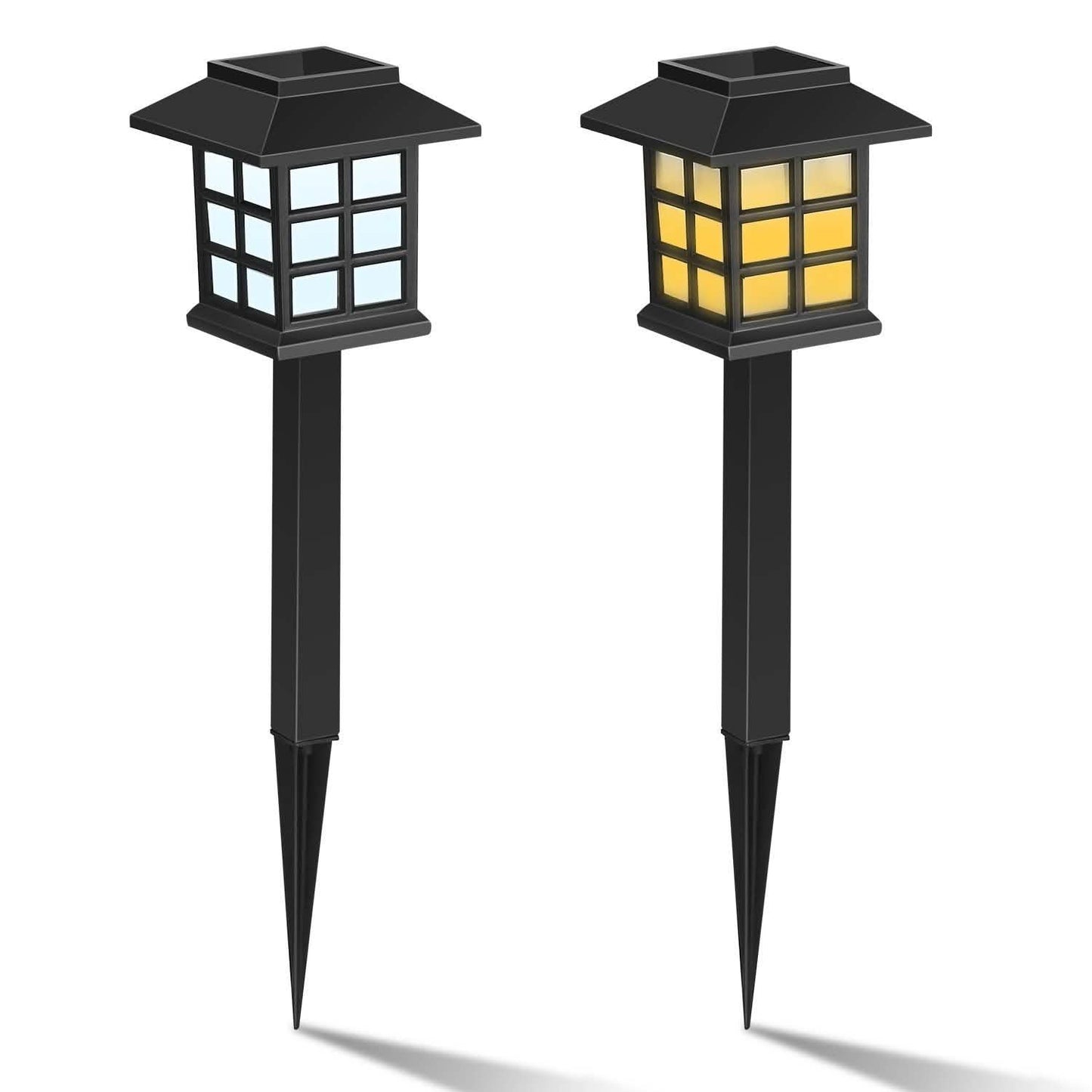 4er-Pack: Solar-Wegeleuchten