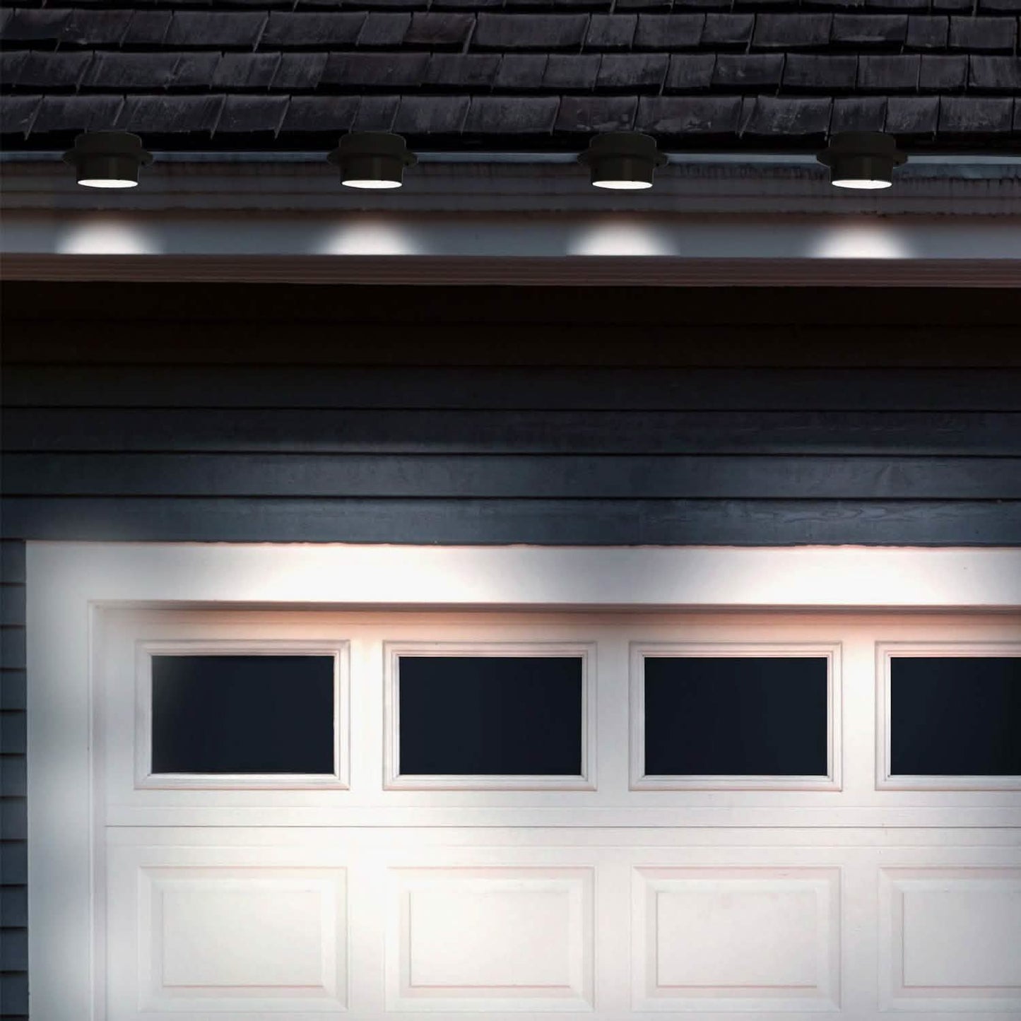 4er-Pack: Solarbetriebene LED-Außenleuchten