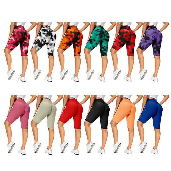4er-Pack Damen Po-Lifting Biker-Shorts (Anti-Cellulite)