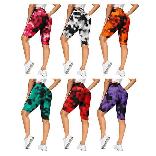 4er-Pack Damen Po-Lifting Biker-Shorts (Anti-Cellulite)