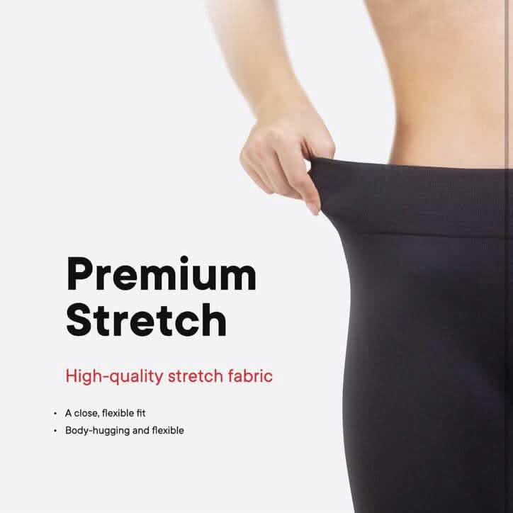 4er-Pack: Damen-Leggings mit Fleecefutter, hoher Bund (Einheitsgröße)