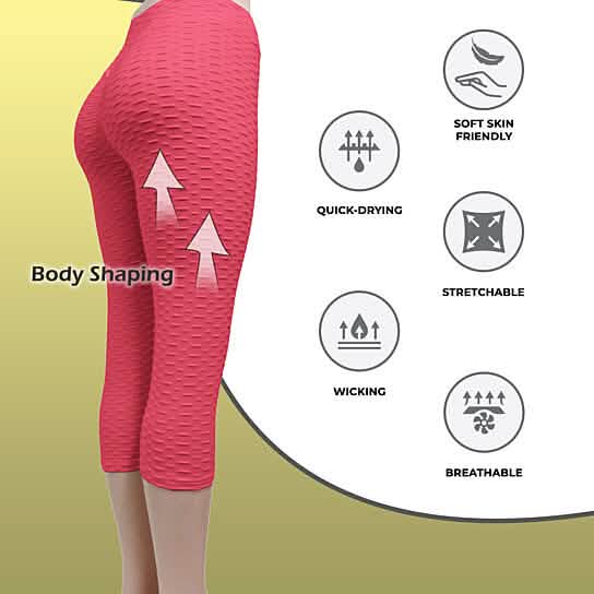 4er-Pack: High-Waist Anti-Cellulite Leggings für Damen