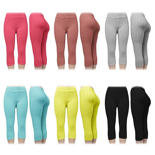 4er-Pack: High-Waist Anti-Cellulite Leggings für Damen