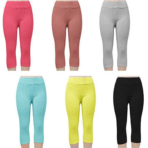 4er-Pack: High-Waist Anti-Cellulite Leggings für Damen