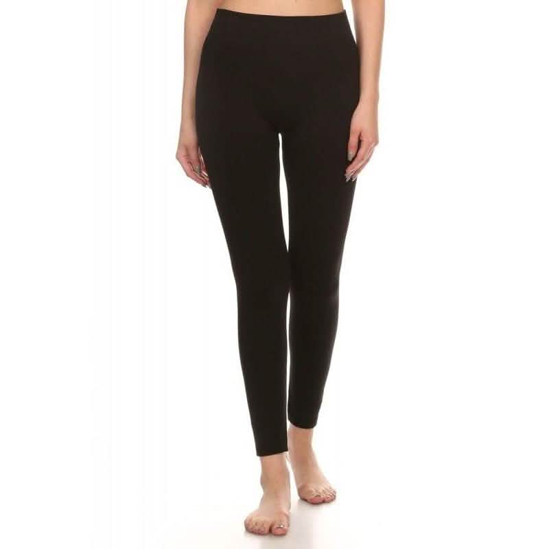 4er-Pack: Fleecegefütterte Premium-Leggings für Damen