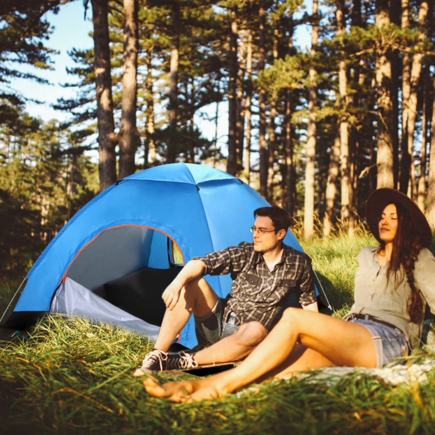 4-Personen-Camping-wasserdichtes Zelt