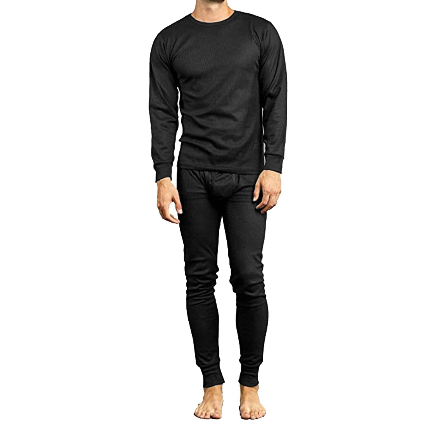4-teilig: Sortiertes, leichtes Thermounterwäsche-Set, bestehend aus Thermoshirt und -hose (2 komplette Sets)