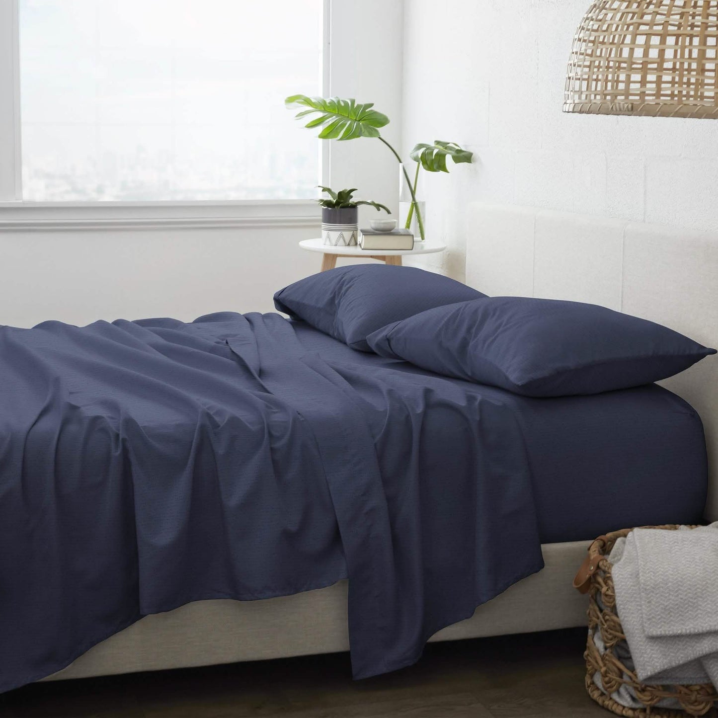 4-teilig: Made Supply Co. gemustertes Bettwäsche-Set – verschiedene Stile