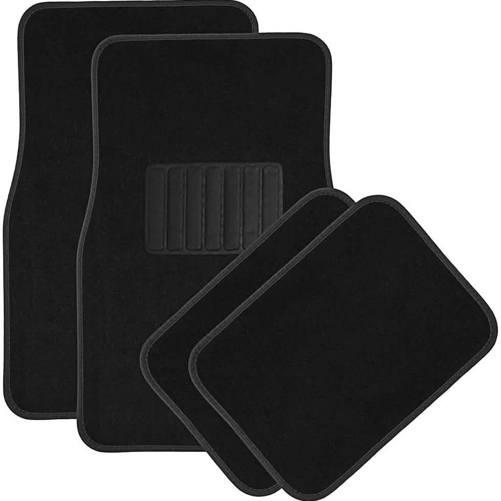 4-teiliges OxGord Luxe Teppich-Fußmatten-Set