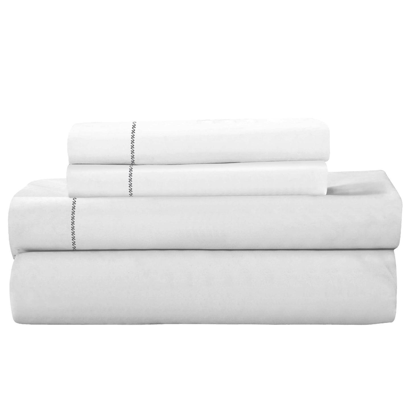 4-teiliges Set: Global Bettlaken-Set aus gebürsteter Mikrofaser
