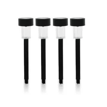 4-teilig: Solar Gartenleuchten Set