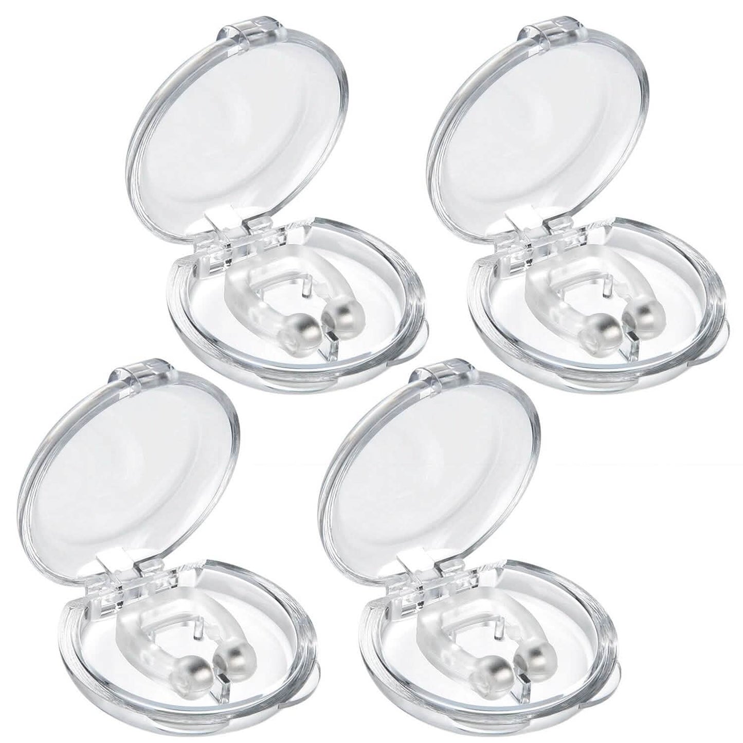 4er-Pack: Magnetischer Nasenclip zur Schnarchprävention
