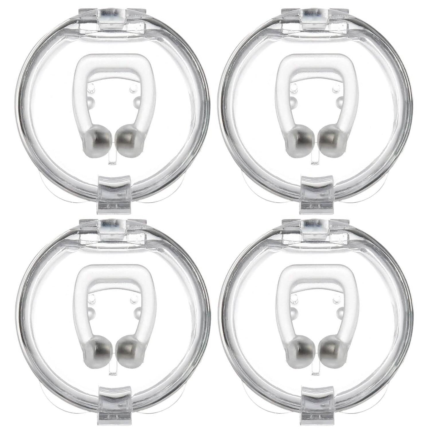 4er-Pack: Magnetischer Nasenclip zur Schnarchprävention