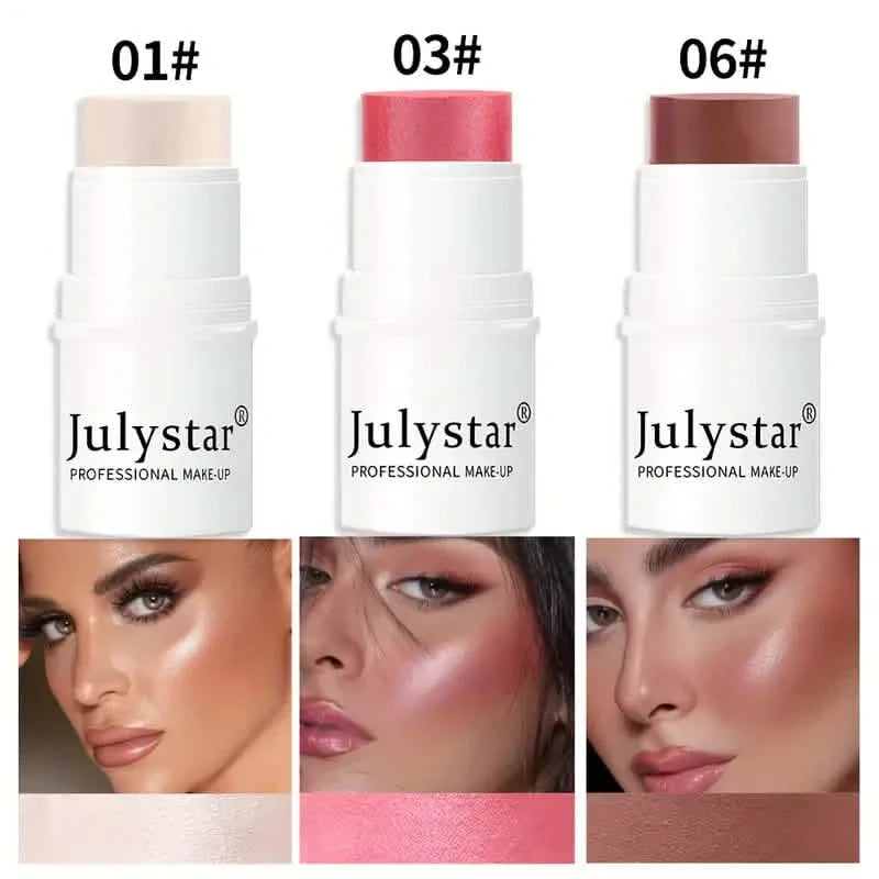 4-teilig: Ultimatives Cream Contour Kit – nahtlose Blending Sticks mit Highlighter, Blush & Bronzer