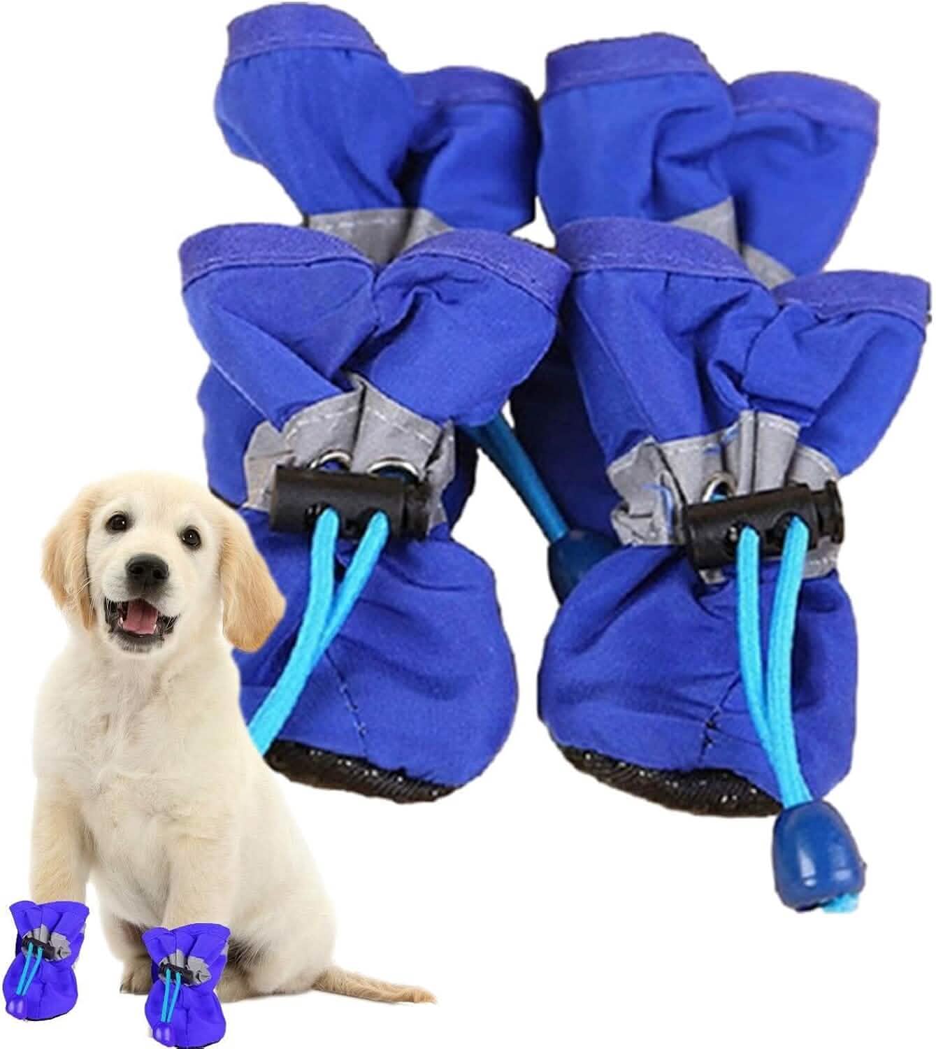 4 Stück: Wasserabweisende Hundeschuhe