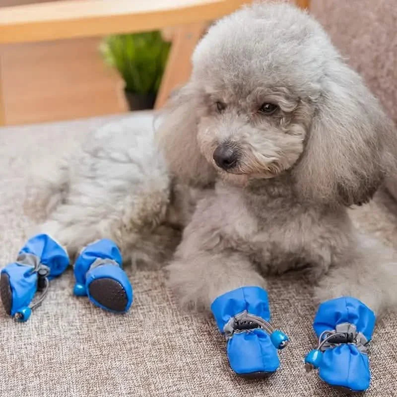 4 Stück: Wasserabweisende Hundeschuhe