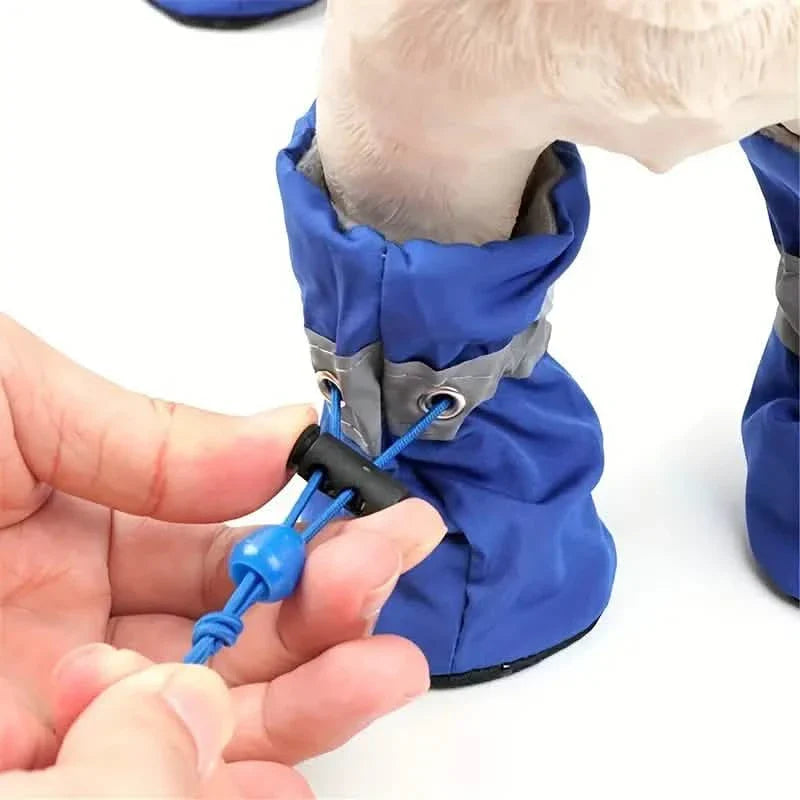 4 Stück: Wasserabweisende Hundeschuhe