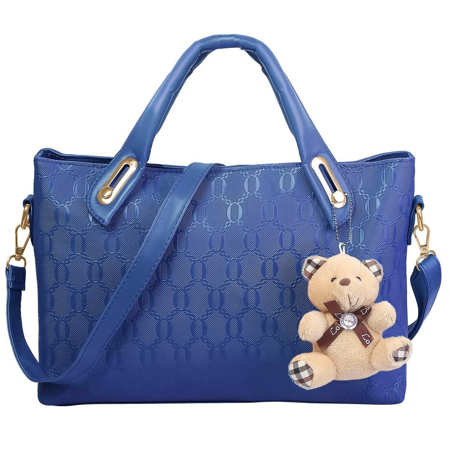4-teiliges Set: Damen-Lederhandtasche