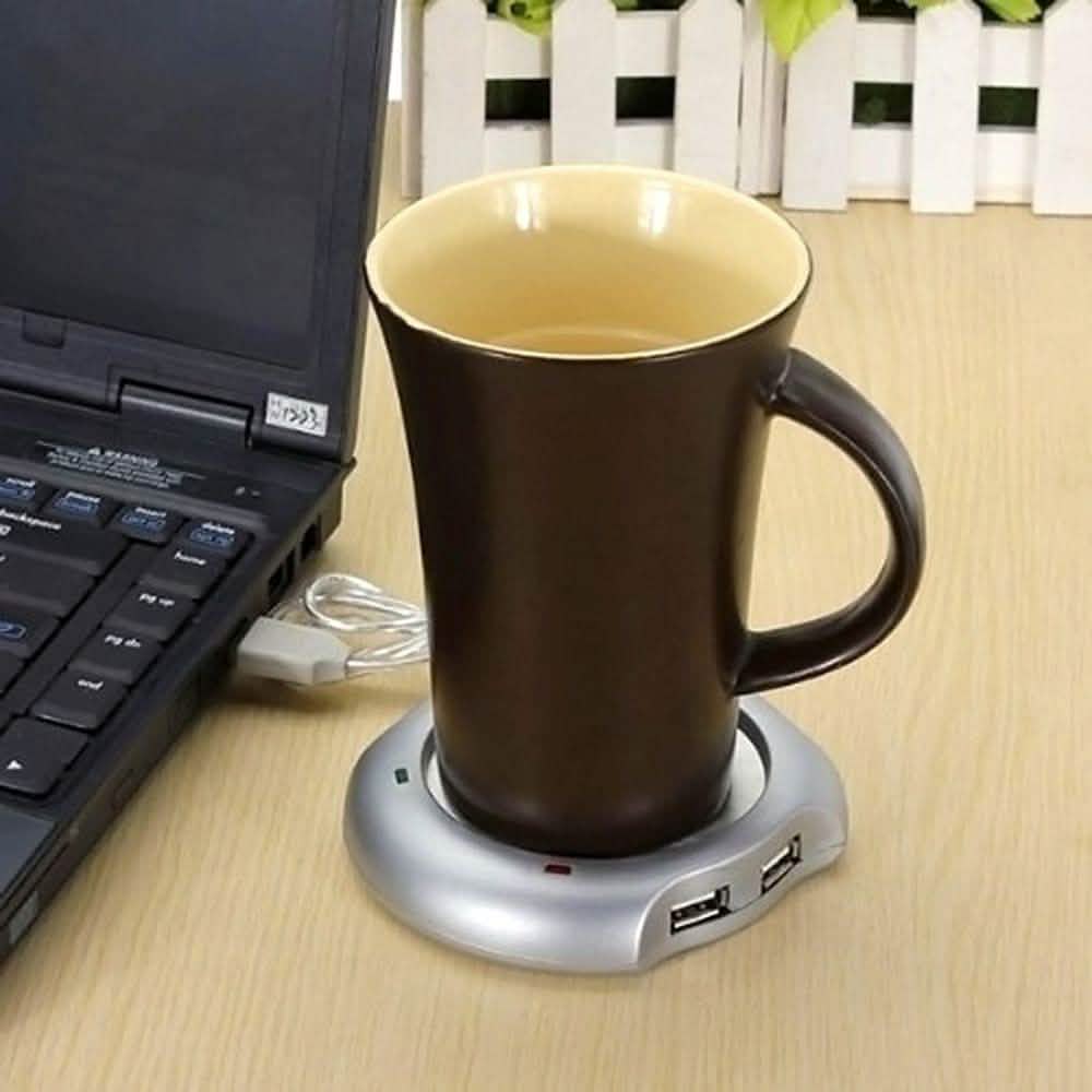 Tassenwärmer mit 4-Port-USB-Hub