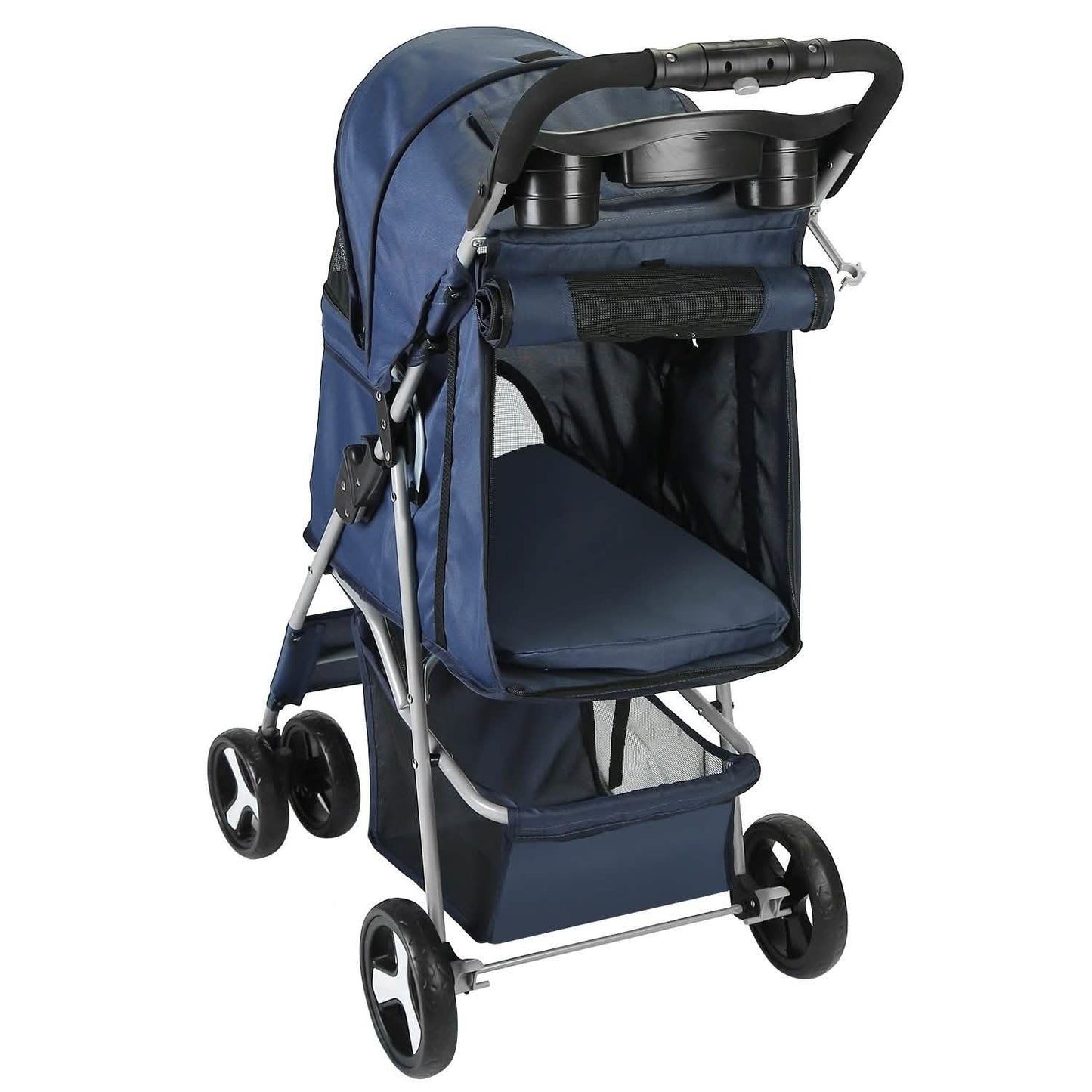 4-Rad Klappbarer Haustierwagen