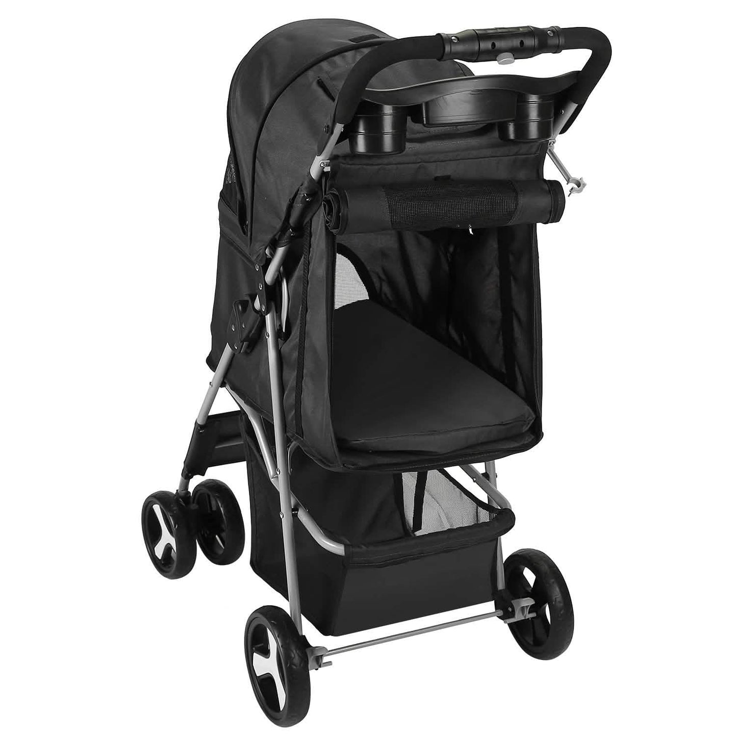 4-Rad Klappbarer Haustierwagen