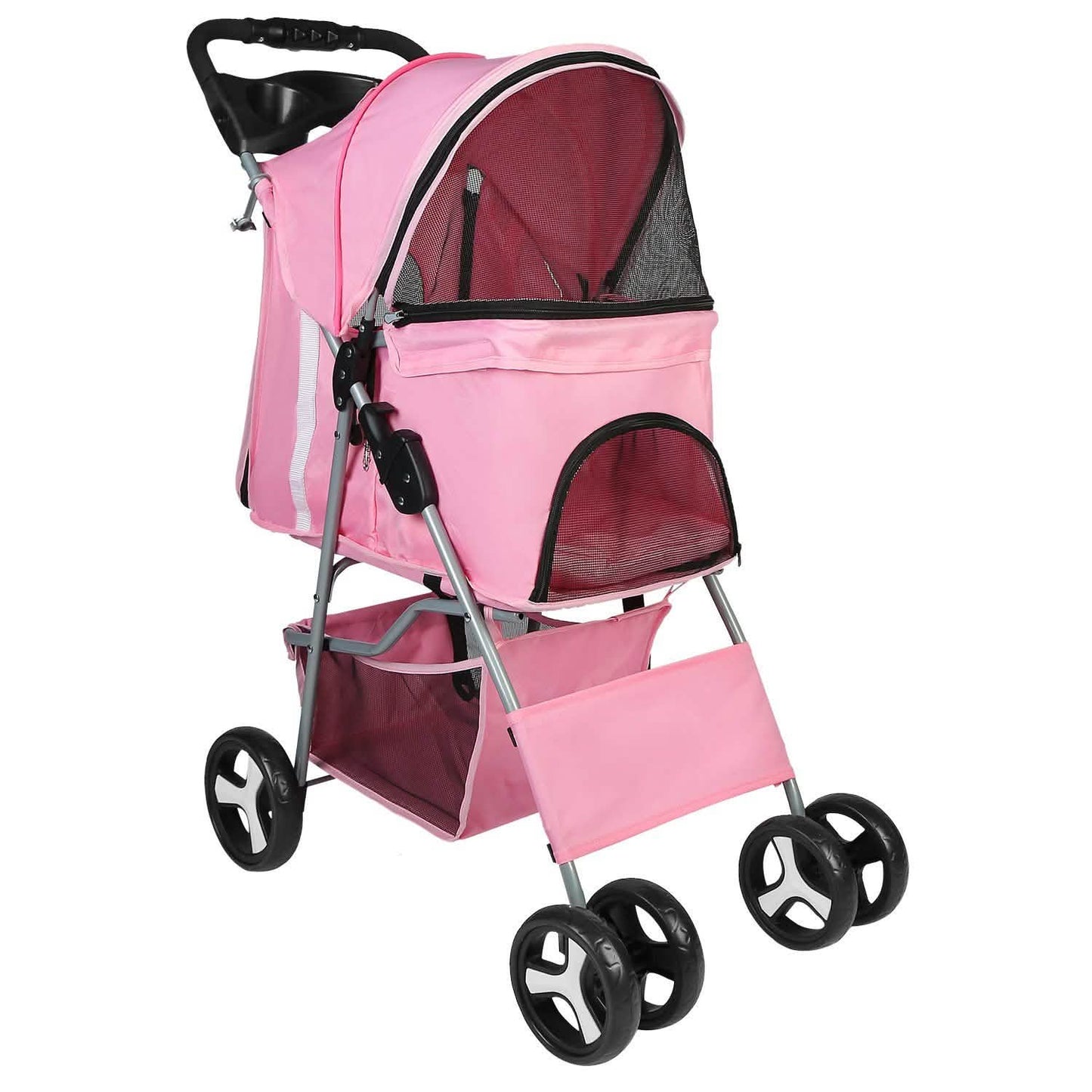 4-Rad Klappbarer Haustierwagen