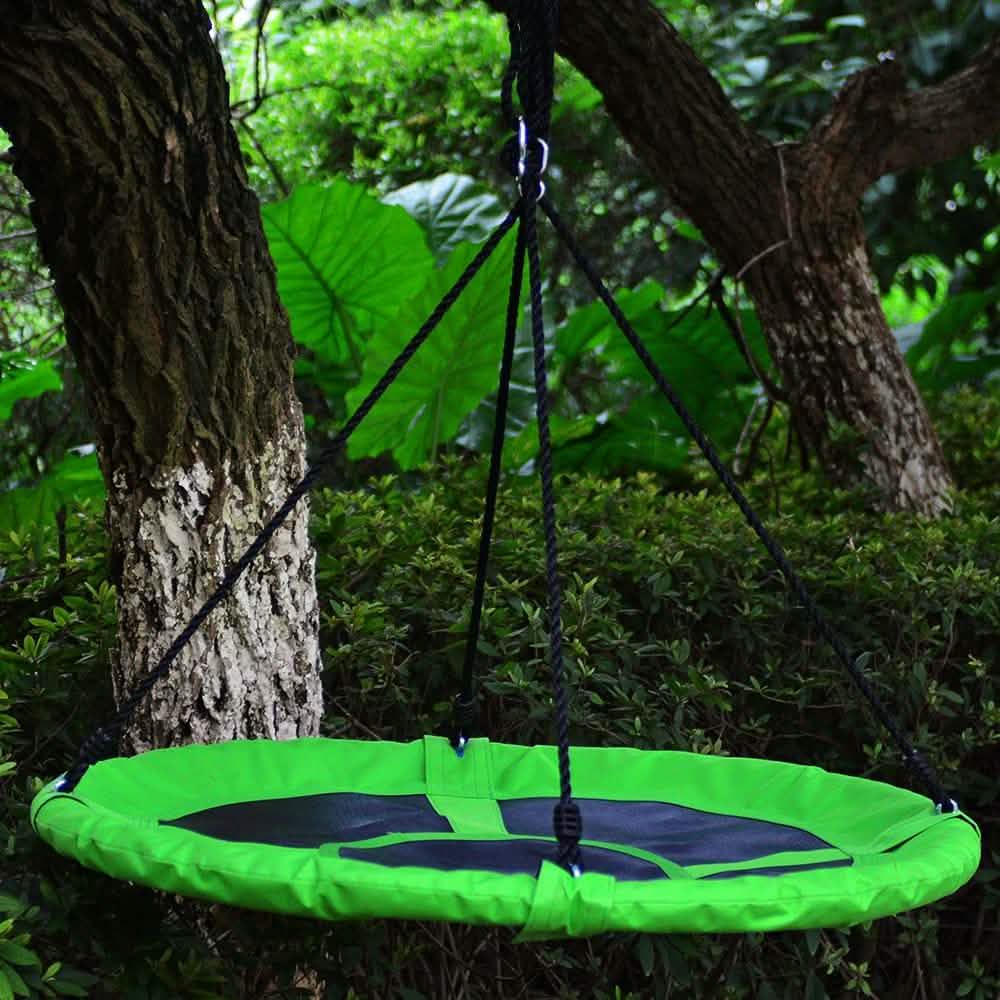 40 Zoll Outdoor-Baumschaukel Hängeseil Reifensitz Unterlage Gartenmatte