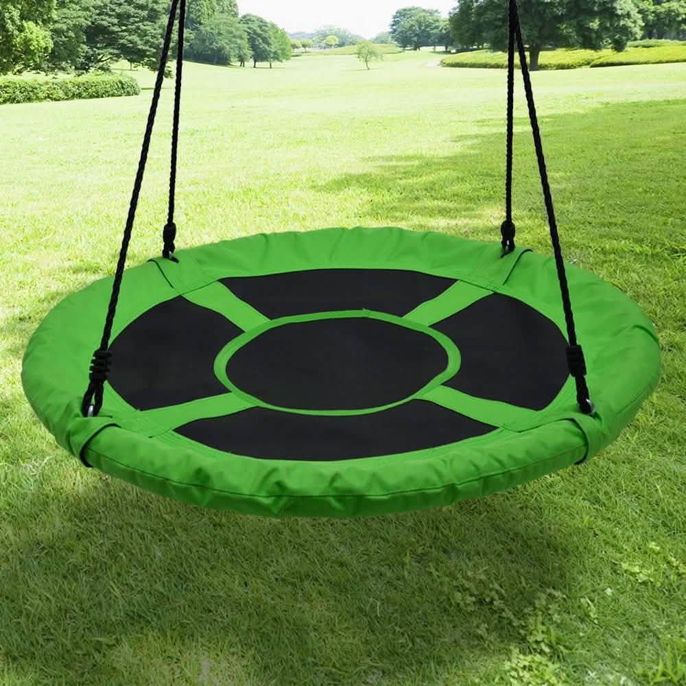 40 Zoll Outdoor-Baumschaukel Hängeseil Reifensitz Unterlage Gartenmatte