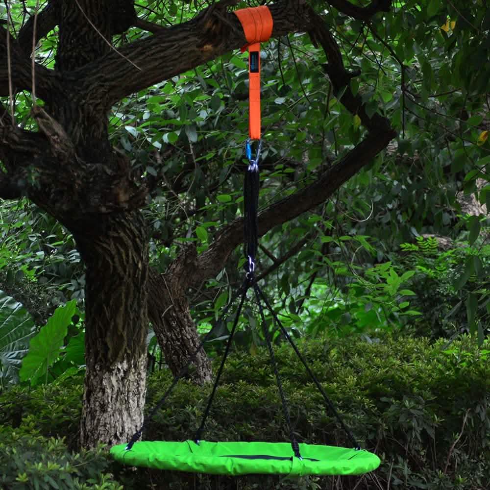 40 Zoll Outdoor-Baumschaukel Hängeseil Reifensitz Unterlage Gartenmatte