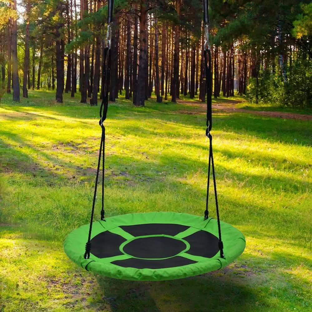 40 Zoll Outdoor-Baumschaukel Hängeseil Reifensitz Unterlage Gartenmatte