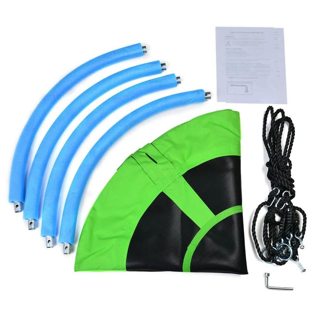 40 Zoll Outdoor-Baumschaukel Hängeseil Reifensitz Unterlage Gartenmatte