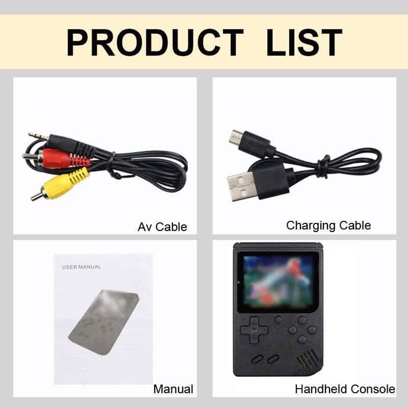400-in-1 Tragbare Handheld-Videospielkonsole