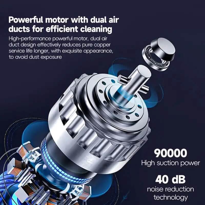 4000Pa Twin-Turbinenmotor Handstaubsauger