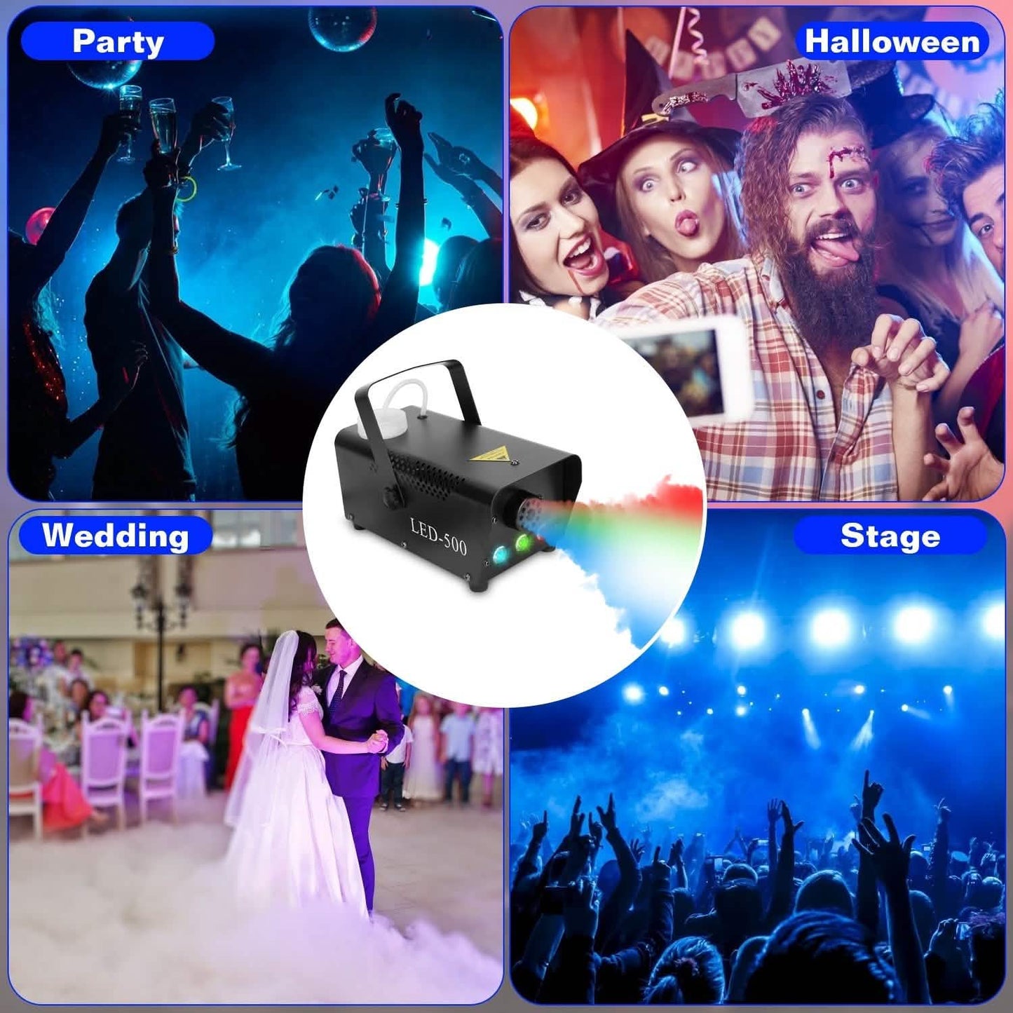 400W RGB LED Nebelmaschine