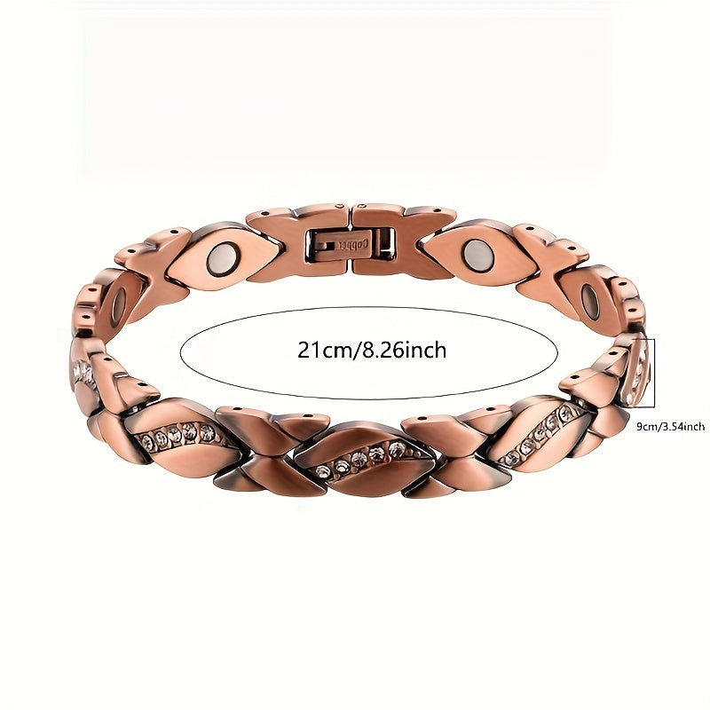 Magnetarmband zur Schmerzlinderung aus Kupfer für Damen und Herren